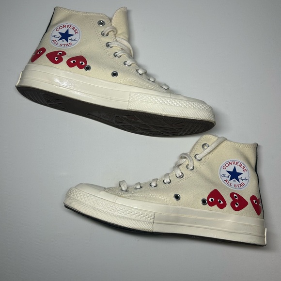Comme des Garcon Converse - cream/off-white color - Picture 4 of 6